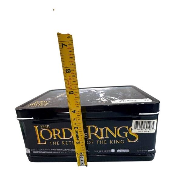 The Lord Of The Rings Return Of The King Metal Lunchbox Matching Thermos Set SEE - Picture 4 of 14